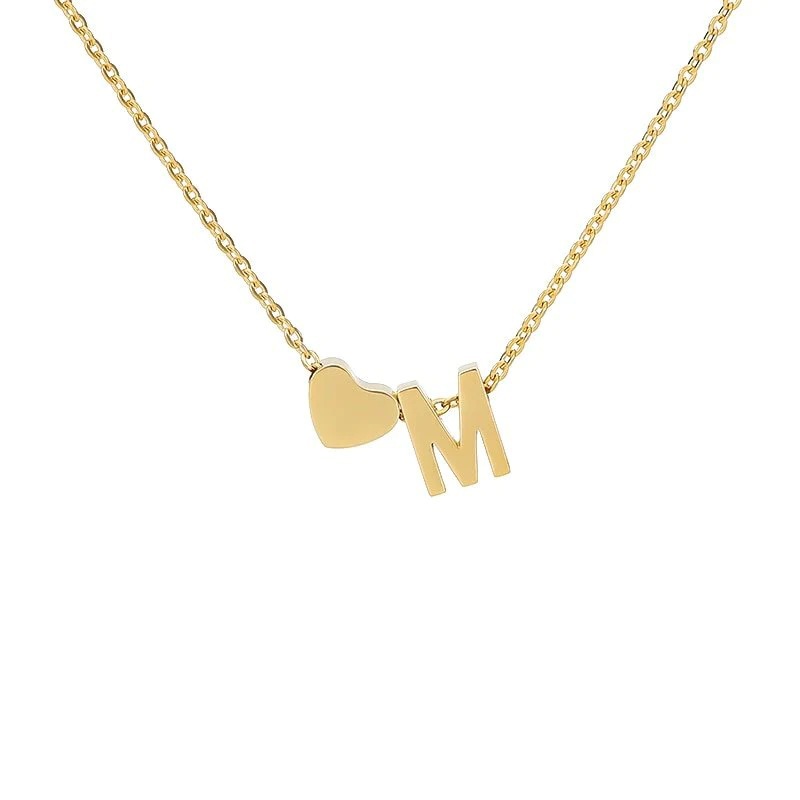 Love Necklace With Letters