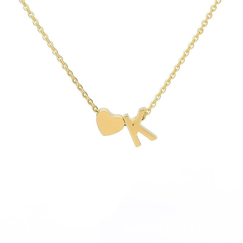 Love Necklace With Letters