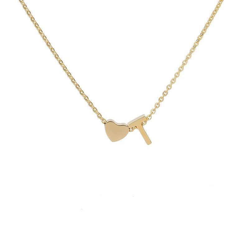 Love Necklace With Letters