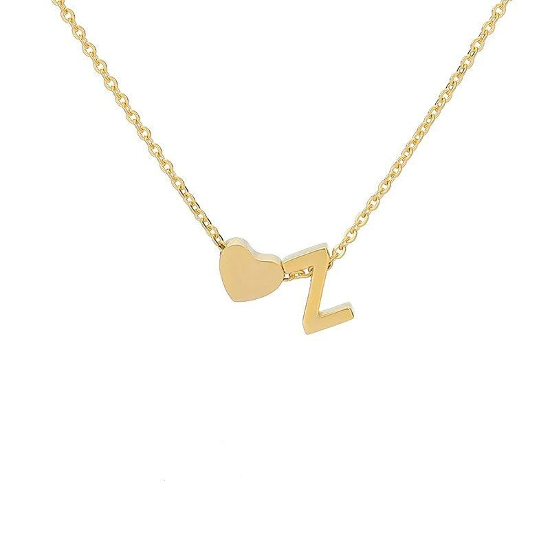 Love Necklace With Letters