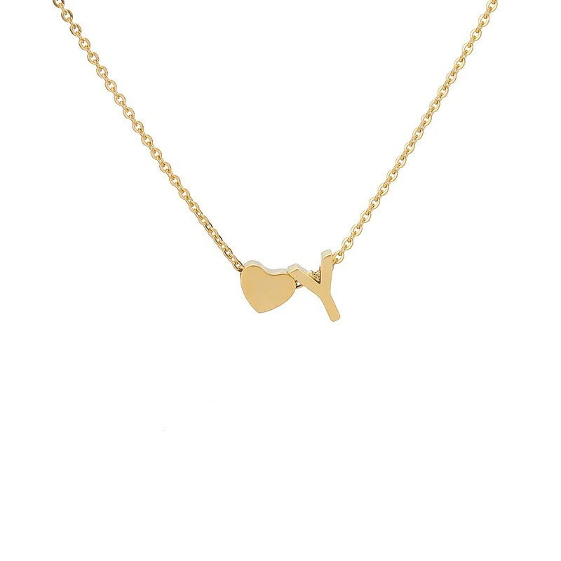 Love Necklace With Letters