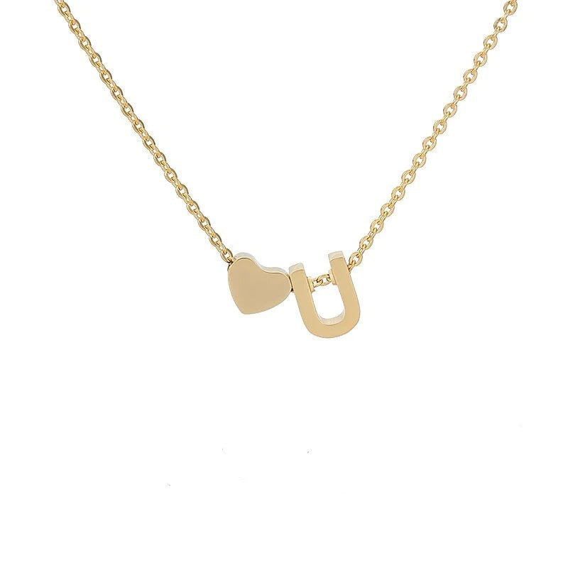 Love Necklace With Letters