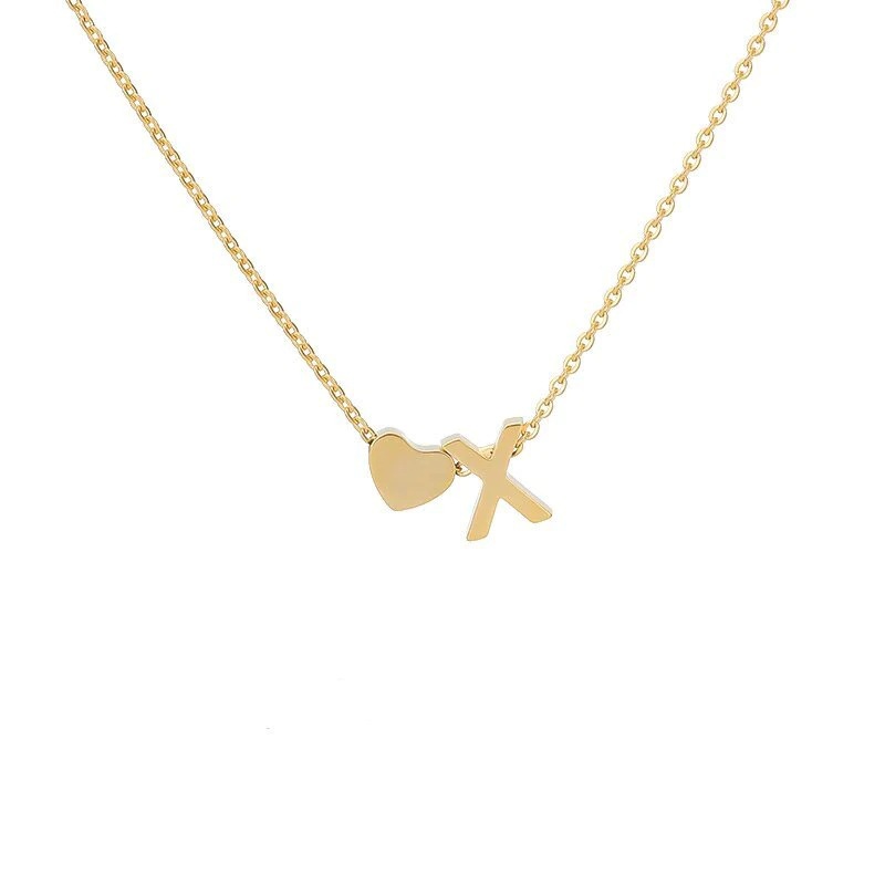 Love Necklace With Letters