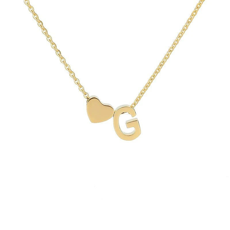 Love Necklace With Letters
