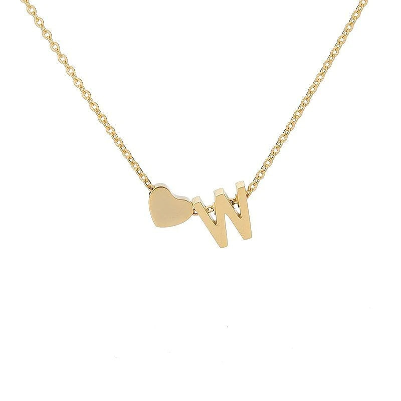 Love Necklace With Letters