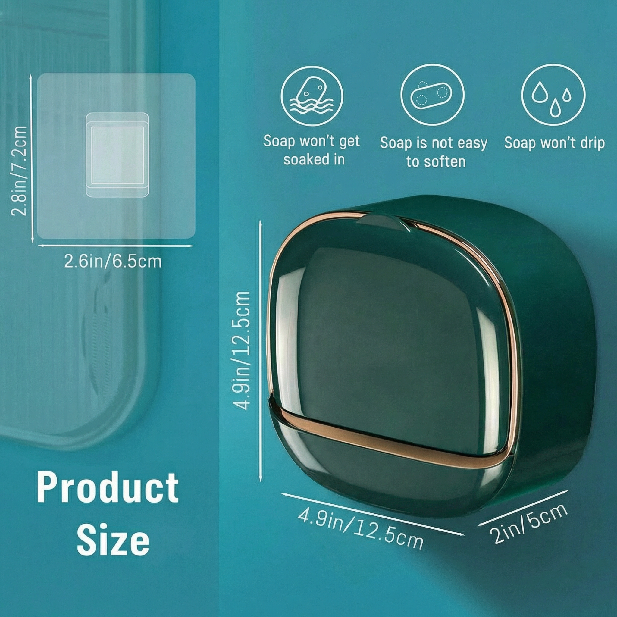 Wall-mounted Soap Box